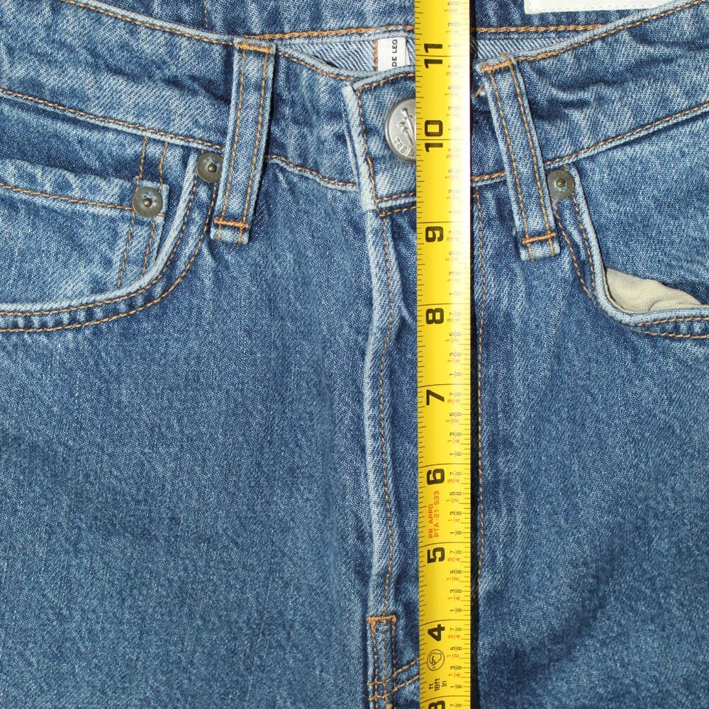 NWT rag & bone Maya High Rise Wide Leg Button Fly Light Blue Jeans - Picture 6 of 7